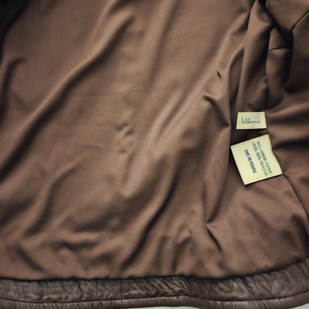 Wilson's leather-vintage jacket-women - Picture 4 of 7